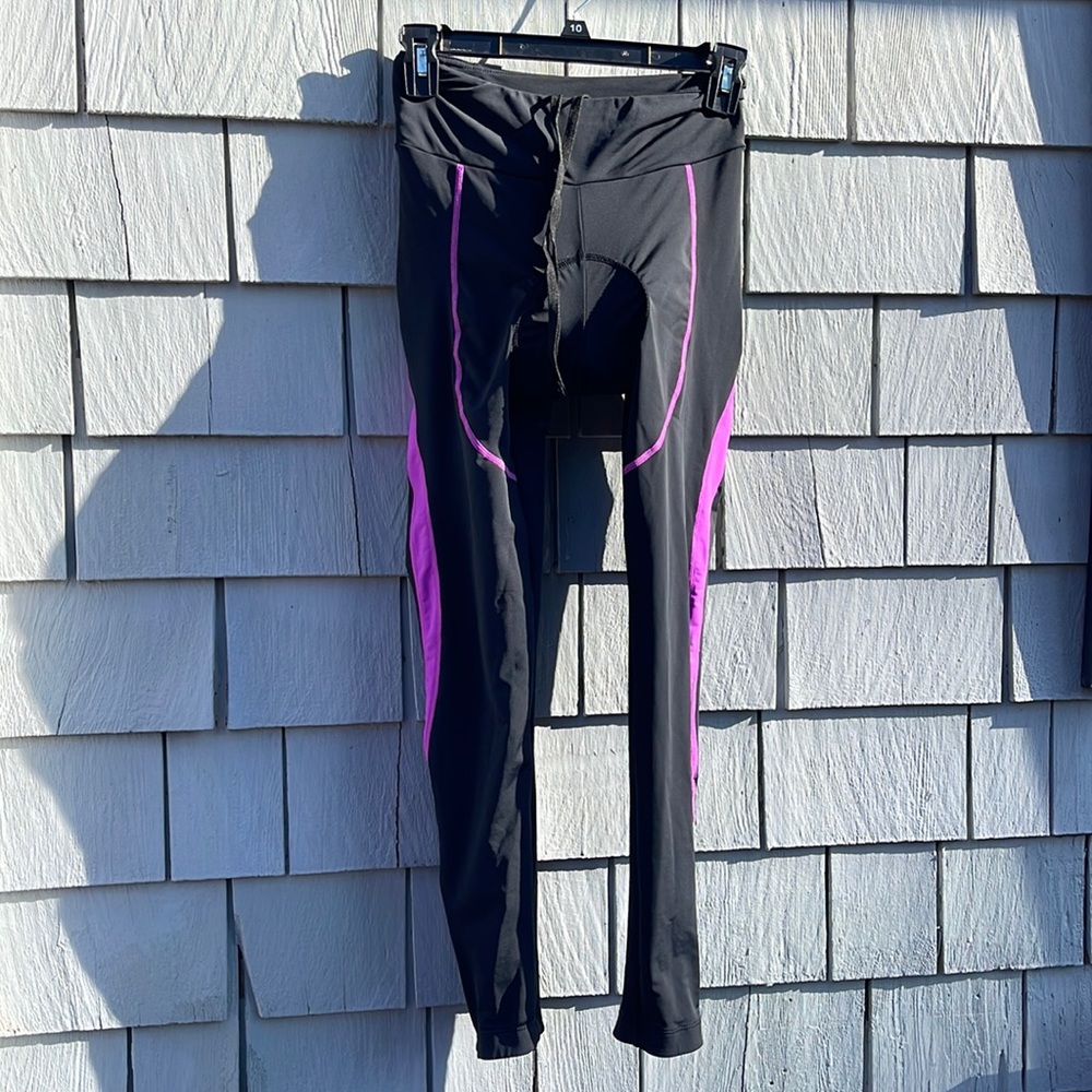 SPOEAR Bike Riding Size Small Women's Pants Black And Purple New with Tags